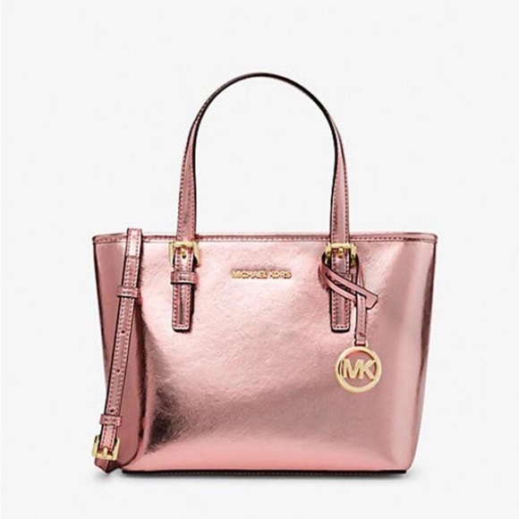 Michael Kors Handbags - Michael Kors Metallic Pink Shoulder Bag